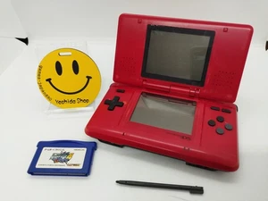Nintendo DS Original NTR-001 Console with Charger - Lava Red - Tested Works - Picture 1 of 10