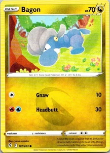 Pokémon TCG Pokémon Bagon Bagon Common Regular - Bild 1 von 2