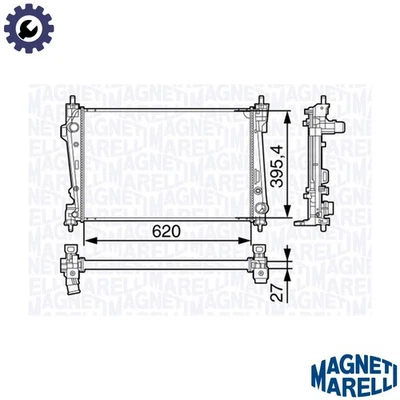 RADIATOR ENGINE COOLING 350213131200 FOR ALFA ROMEO GIULIETTA/Hatchback/Van 2.0L - Image 1 of 4