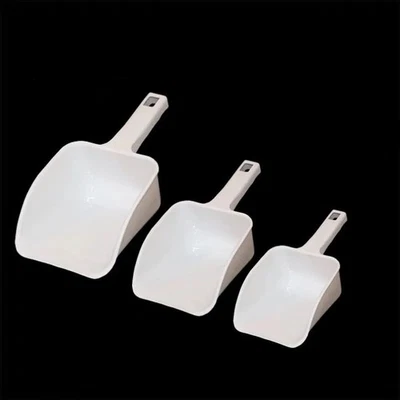 1 PIEZA Cuchara de Hielo ABS Pequeña Máquina de Hielo Harina Cereal Azúcar Mango Pala Blanca/ Foto 1 de 4