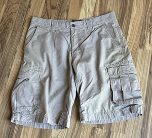 The North Face Khaki Cargo Shorts Mens Sz 34 Zip Fly - Picture 1 of 4
