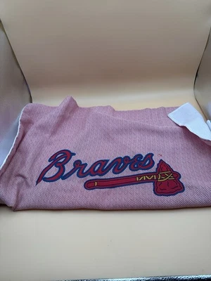 Funda de almohada de colección Atlanta Braves roja/blanca Dan River 1996 Tomahawk Foto 1 de 4