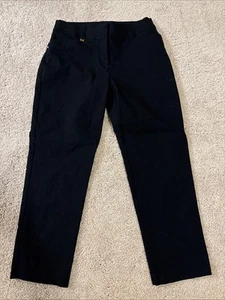 JM Collection Damen Anzughose Größe 6 Zierlich Schwarz Gerade - Bild 1 von 11