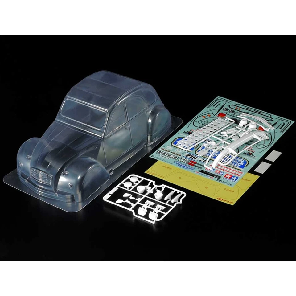 Tamiya 51617 1/10 RC Clear Body Set Citroen 2CV Rally - Image 1 of 1