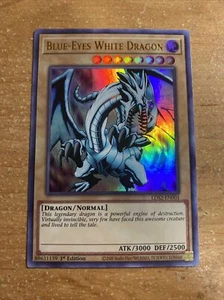 π₯ YuGiOh! Blue-Eyes White Dragon LDS2-EN001 ULTRA RARE HOLOFOIL NM 1ST ED π₯ - Picture 1 of 3