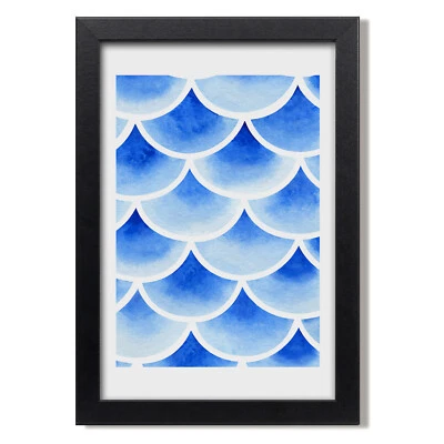 Tulup Foto auf MDF Wanddekoration Kunst Wohnzimmer 20x30cm Fischschuppen - Bild 1 von 4