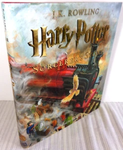 Harry Potter and the Sorcerer's Stone J.K. Rowling Illustrated Jim Kay 1st HC/DJ - Picture 1 of 7