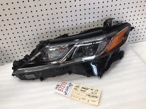 2018 2019 2020 Toyota Camry Left Side Halogen LED Headlight OEM 1 TAB REPAIRED - Picture 1 of 12