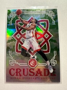 K20,700 - 2016-17 Panini Excalibur Crusade Camo #9 DeMar DeRozan