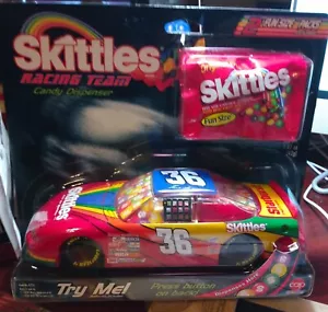 1998 ERNIE IRVAN #36 Skittles RACING Team 1/24th NASCAR Candy Dispenser MIP New - Picture 1 of 1