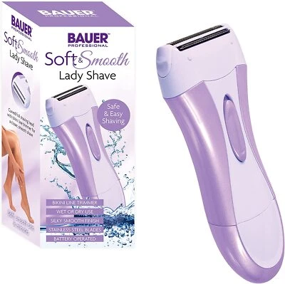 Bauer Professional Soft & Smooth Lady Shaver Wet & Dry FAST FREE POSTAGE