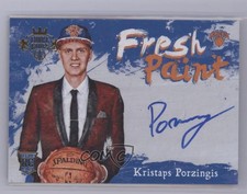 2015-16 Panini Court Kings Fresh Paint Kristaps Porzingis #FP-KP Rookie Auto RC