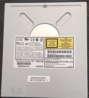 ASUS CD-S480/A5 Internal IDE Desktop CD-ROM Drive 48x - Image 1 of 4
