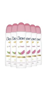 Dove Go Fresh Pomegranate & Lemon Verbena Deodorant Spray 150 ml / 5 oz (6-Pack) - Picture 1 of 2