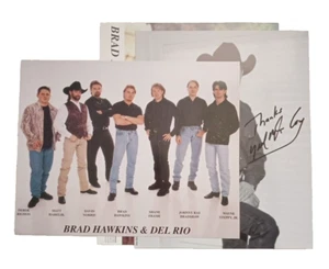 3 8x10 Photos Country Music - Del Rio, Hand Signed Neil McCoy, & Brad Hawkins - Picture 1 of 4