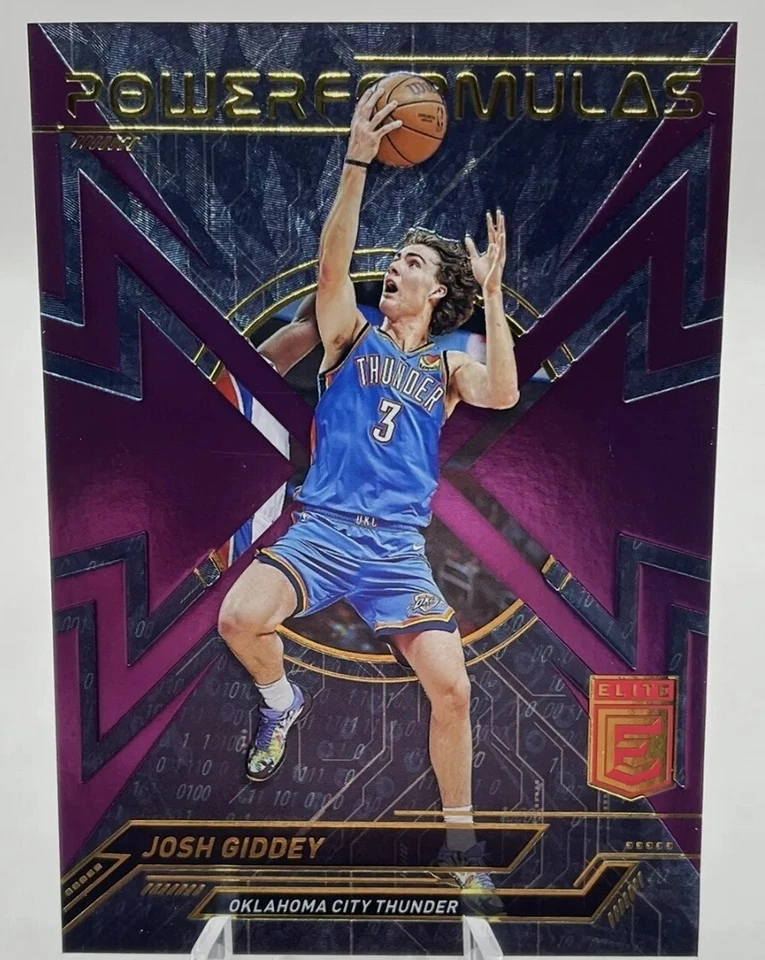 /49 SSP JOSH GIDDEY 2022-23 PANINI DONRUSS ELITE PURPLE POWER FORMULAS PARALLEL  - Image 1 of 2