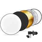 5 in 1 Collapsible Portable Light Reflector Diffuser Round Photo disc Photo NTH