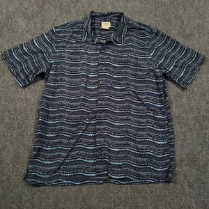 LL Bean Vintage Aztec Shirt Mens XLT Tall Traditional Fit Loop Collar Geometric - Picture 1 of 6