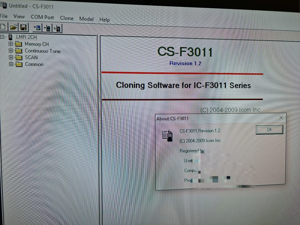 CS-F3011 ICOM Programacion Software - Imagen 1 de 1