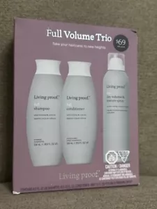 authentic Living Proof Full Volume Trio all Full Sizes Shampoo Conditioner NEW - Picture 1 of 4