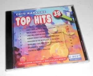 CD+G KARAOKE TOP HITS 38 (CDGA-038) MUSIC CD - NEW SEALED - Picture 1 of 2