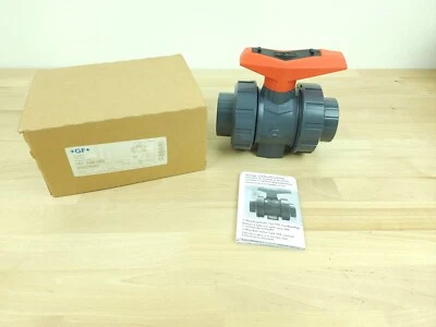 GEORG FISCHER BALL VALVE 50MM D50DN40 PVC-U 161 546 066 NEW 2" - Image 1 of 4