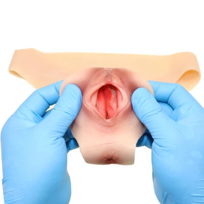 New Crossdressing Men's Hiding Gaff Panties Transgender Silicone Vulva Panties - Image 1 of 4