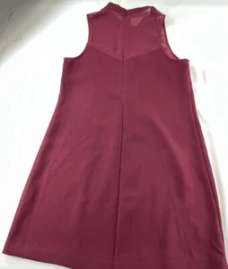 BCBGeneration Womens Burgandy Sleeveless Dress NWT Size S - Picture 1 of 9