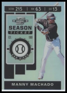 Panini Chronicles Contenders Optic Holo #15 2020 Manny Machado San Diego Padres - Imagen 1 de 1