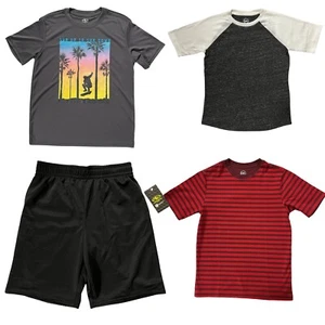 Boys T-Shirts & Shorts Size 10 Large Casual Stylish and Comfy Multicolor Tops - Picture 1 of 12