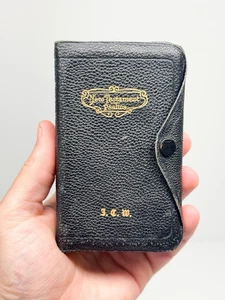 Vintage NEW TESTAMENT Pocket Jewel Holman Self Pronouncing Red Letter Edition - Foto 1 di 8