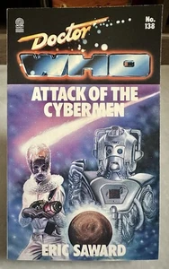 DOCTOR WHO: ATTACK OF THE CYBERMEN By Eric Saward 1st Target 1989 Vintage PB - Picture 1 of 4