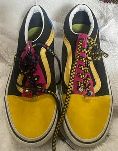 Vans Old Skool shoes multicolored Platform Beads sneakers men’s 8 women’s 9.5 - Picture 1 of 7