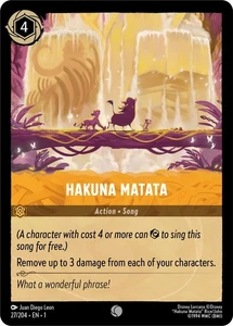Disney Lorcana The First Chapter #27/204 Hakuna Matata - Picture 1 of 1
