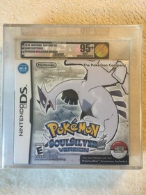 New Sealed Pokemon SoulSilver Version Big Box Nintendo DS VGA Graded 95+ Mint