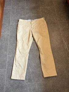 tommy hilfiger hellbraune hose herren 38 x 32 Slim Fit Baumwolle 97% Elasthan 3% Stretch - Bild 1 von 10