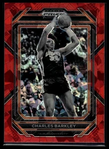 2023 Panini Prizm Draft Picks Charles Barkley Red Ice Auburn Tigers #85 - Picture 1 of 2