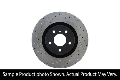 StopTech Sport Drilled Slotted Brake Rotor Front Right for 350Z 03-08 w/ Brembo - Image 1 of 4