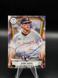 Coby Mayo Rookie Auto /75 - 2025 Topps Tribute, League Inauguration Gold - Picture 1 of 2
