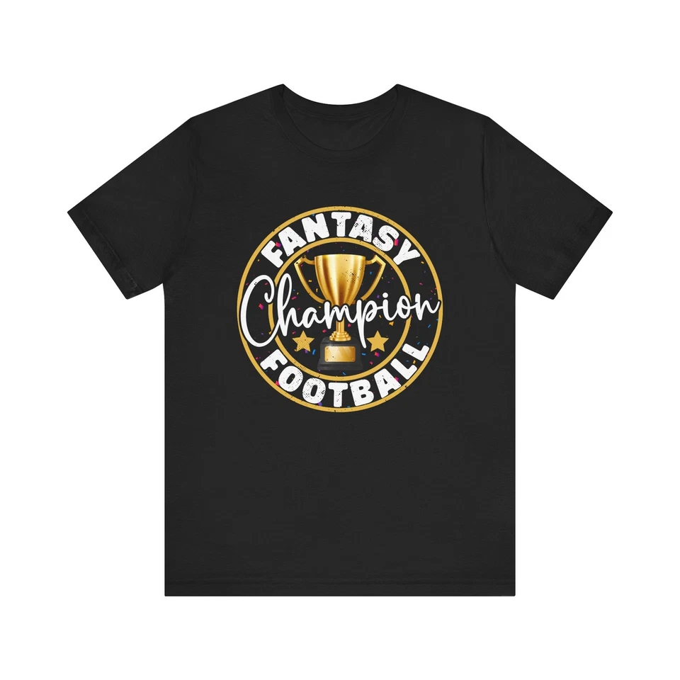 T-shirt campione fantacalcio, maglia unisex, regalo tifoso calcio, squadra sportiva - Immagine 1 di 1