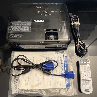 Epson EX7230 Pro WXGA 3000-Lumen LCD Projector – Tested Working – HDMI & VGA - Image 1 of 4