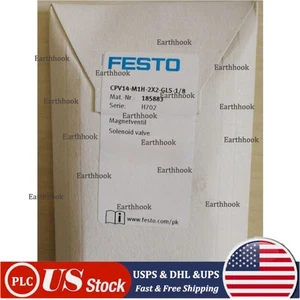 US FREE TAX New Festo CPV14-M1H-2X2-GLS-1/8 185883 Air solenoid valve - Picture 1 of 4