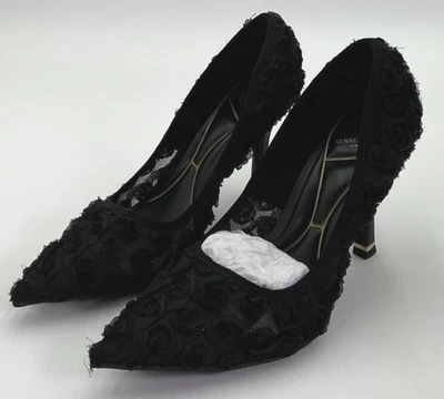 Zapatos de salón Kenneth Cole New York Romi para mujer talla 7 de malla negros Foto 1 de 4