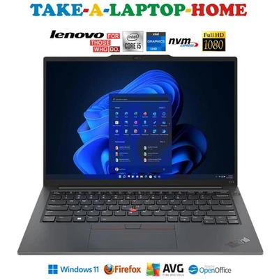 Lenovo E14 Gaming Laptop i5 4.2GHz 14.1" Full HD NVMe SSD Windows11 Pro - BOXED - Image 1 of 4