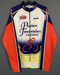 LONG SLEEVE MEN'S AGU ITALIA ITALY CYCLING BICYCLE SHIRT JERSEY MAILLOT SIZE L 4 - Picture 1 of 8