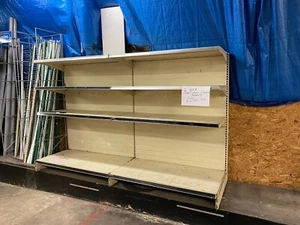 Used Shop Display Shelving Racking Retail Shelf 2 bays single sided what you see - Picture 1 of 3