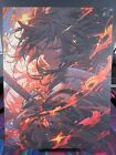 Giyu Tomioka Demon Slayer A4 Big 8x11 Card Thick Glittery Anime Manga Print