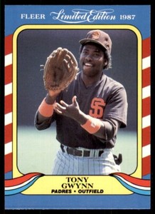 1987 Fleer Limited Edition Tony Gwynn Baseball Cards #19