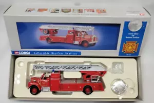 Corgi Fire Rescue Mack B Series Rear Mount Ladder Truck - 1:50 Scale - Brand NEW - Picture 1 of 24