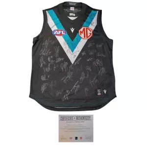 Port Adelaide Power Football Club 2023 AFL Official Team Signed Guernsey - Bild 1 von 1